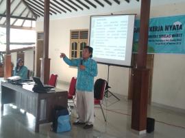 UNGGAH UNGGUH materi sarasehan program KKN Universitas Sebelas Maret di Desa Kelor