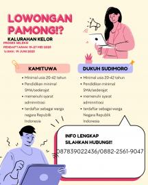 LOWONGAN PAMONG KALURAHAN KELOR