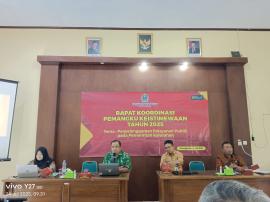 RAPAT KOORDINASI PEDOMAN PENYUSUNAN,PENETAPAN DAN PENERAPAN STANDARD PELAYANAN KALURAHAN