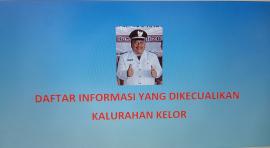 DAFTAR INFORMASI YANG DI KECUALIKAN