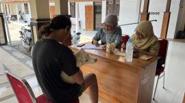 Pemerintah Kalurahan Kelor Gandeng UPT Puskeswan Gelar Vaksinasi dan Pemeriksaan Hewan Peliharaan