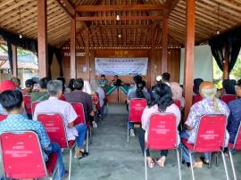 Jaga Warga Kalurahan Kelor Ikuti Pembinaan Kelembagaan Desa Tangguh Bencana