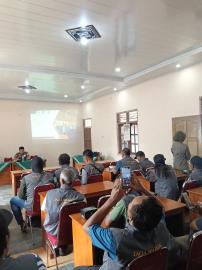 Jaga Warga DIY Ikuti Pembinaan Bersama Satpol PP DIY di Kalurahan Kelor