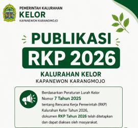 LEMBARAN KALURAHAN NOMOR 7 TAHUN 2025 TENTANG RKP 2026