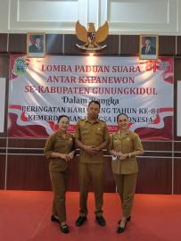 Perwakilan Kalurahan Kelor Raih Juara Paduan Suara Kabupaten