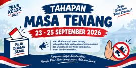 Memasuki Masa Tenang, Pilur Kelor 2026 Ajak Masyarakat Jaga Suasana Tetap Kondusif